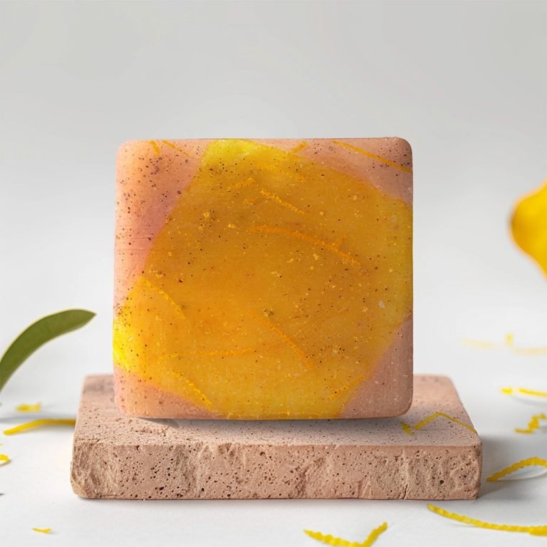 #15 Le Menthe citronnée_ SOAP OLIVE & LEMON-MINZE