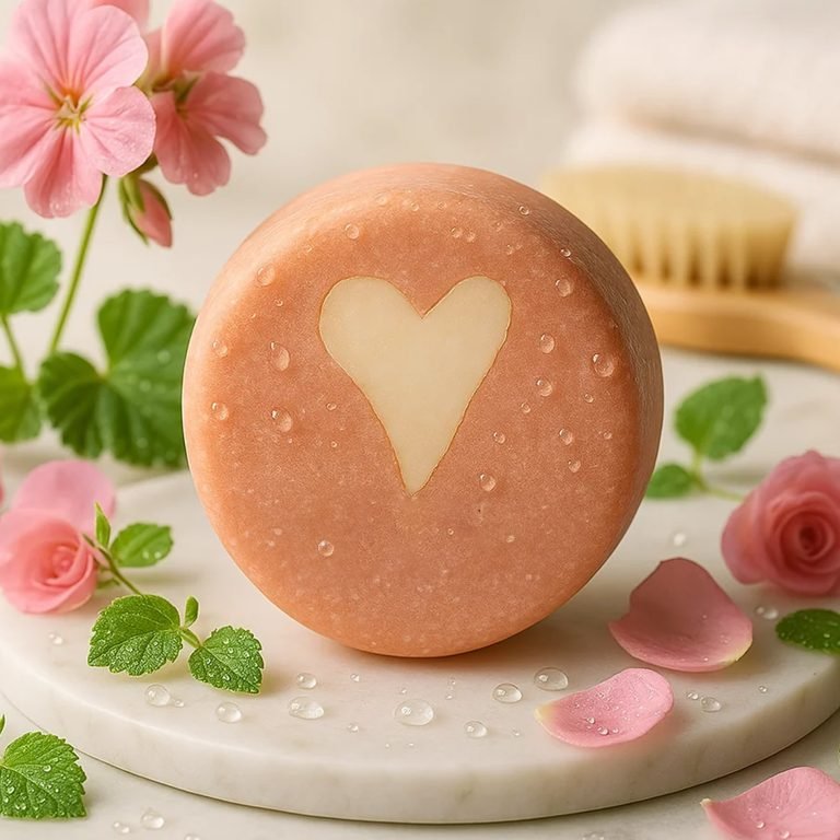 #2 Rose Macaron_HAIR SHAMPOO & GERANIUM ROSE